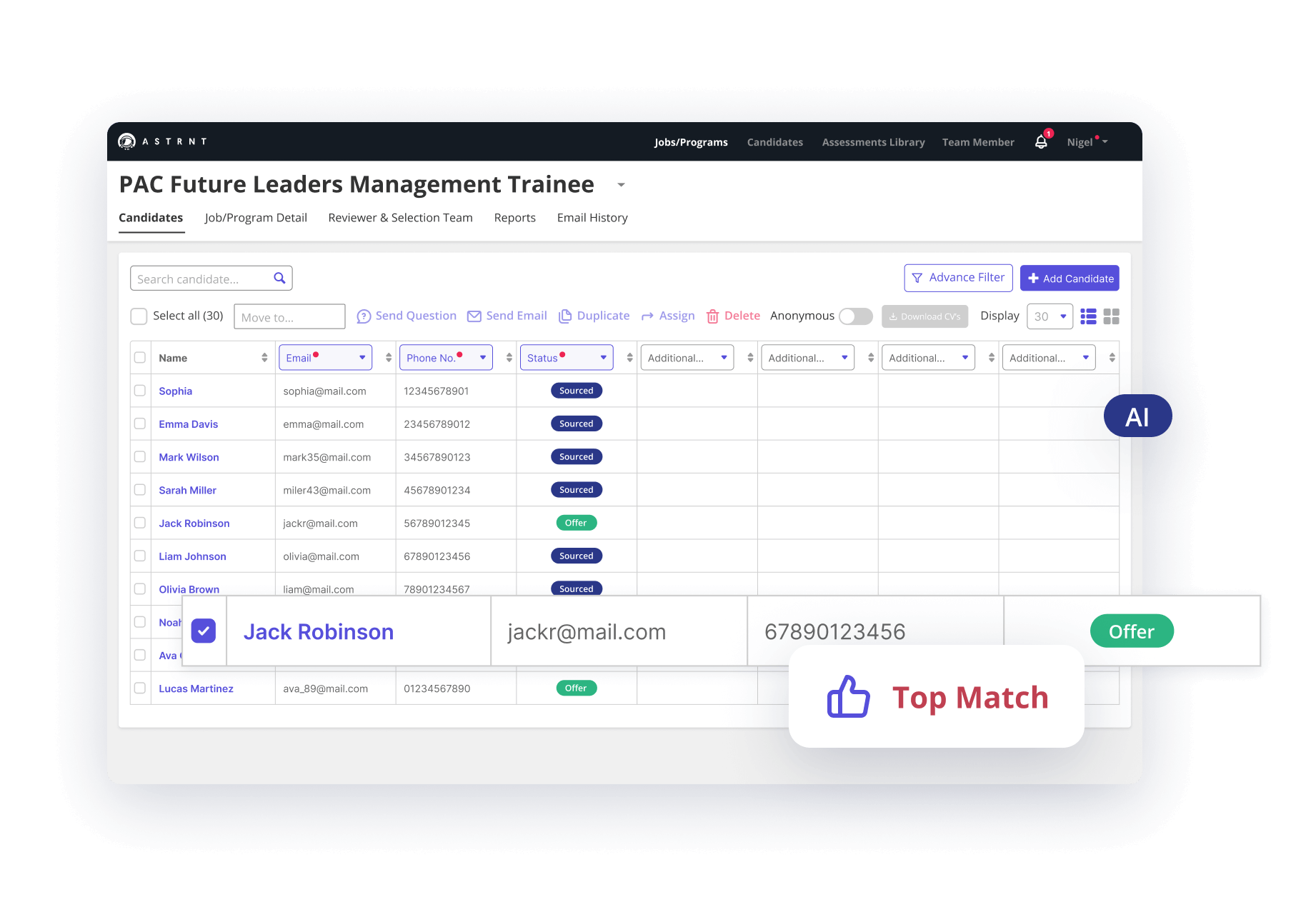 AI-Based Skill Validation with Holistic Talent Assessments